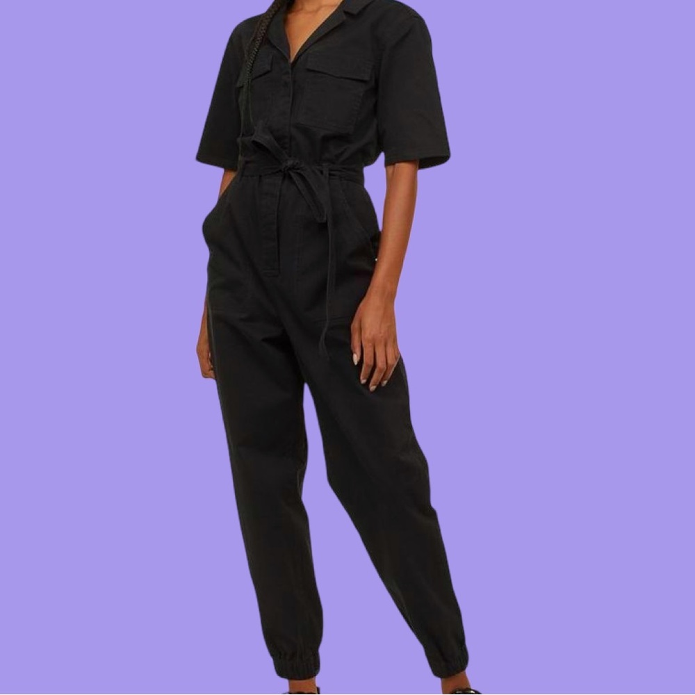 H&M Elegant Black Romper